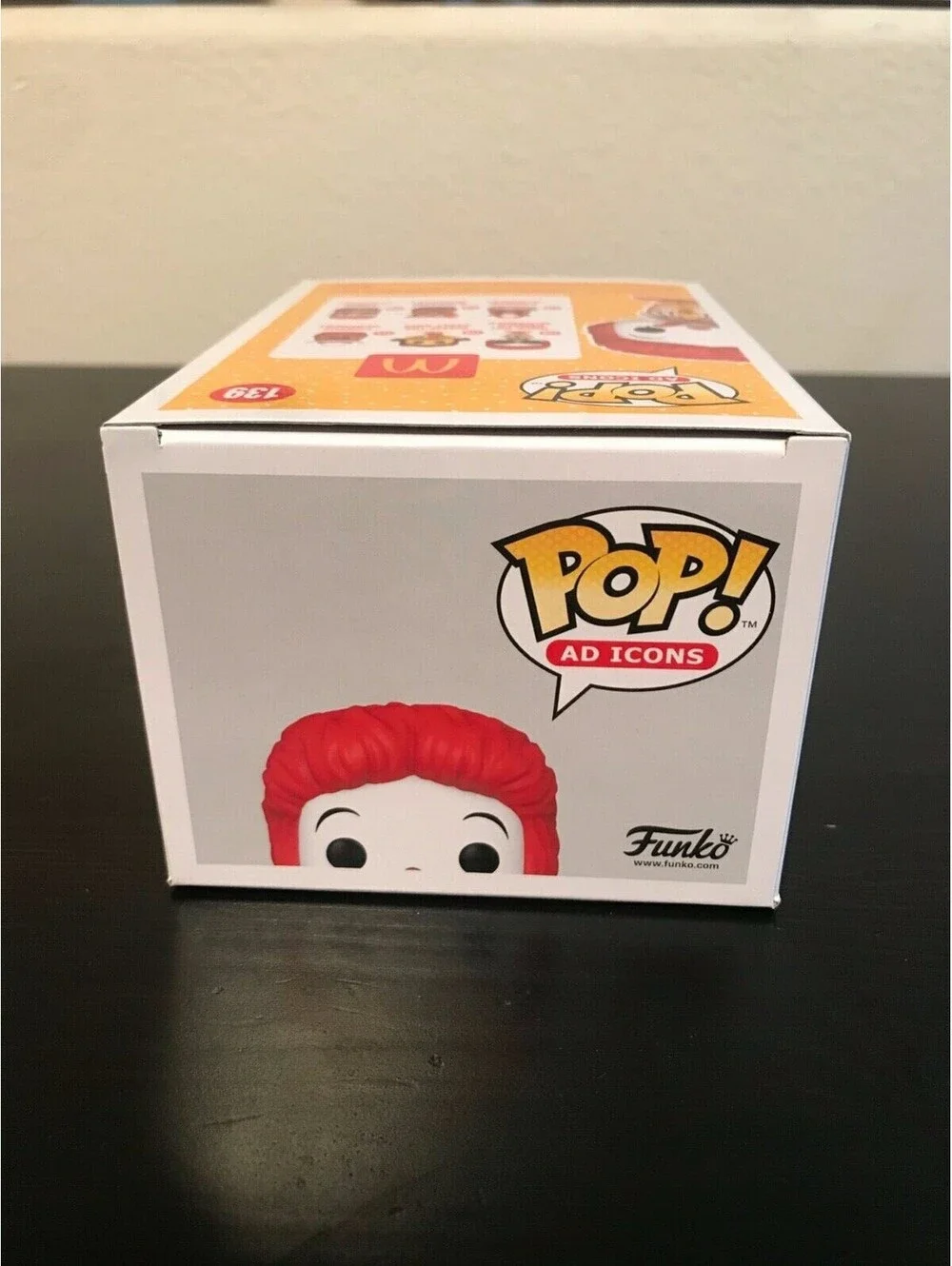 THAILAND EXCLUSIVE Ronald McDonald Funko Pop Ad Icons #139 McDonald's Clown Food